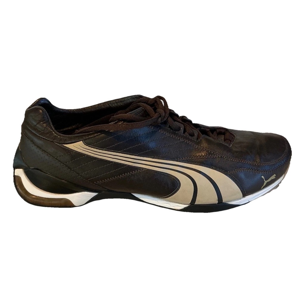 PUMA Cell Kart Racing Shoes Driving Men 11.5 iDark Brown Power Brake